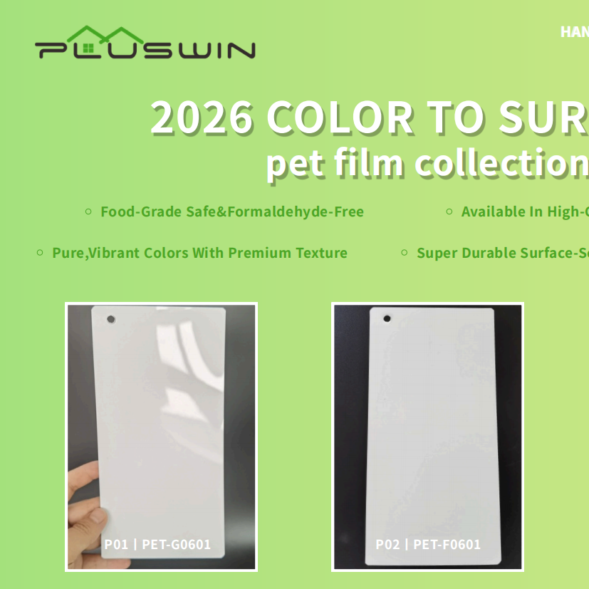 katalog folii PET Pluswin 2026