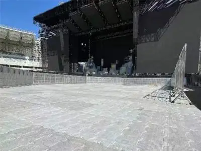 Heavy Load Bearing Stadium Concert Flooring to Protect Turf Fields
