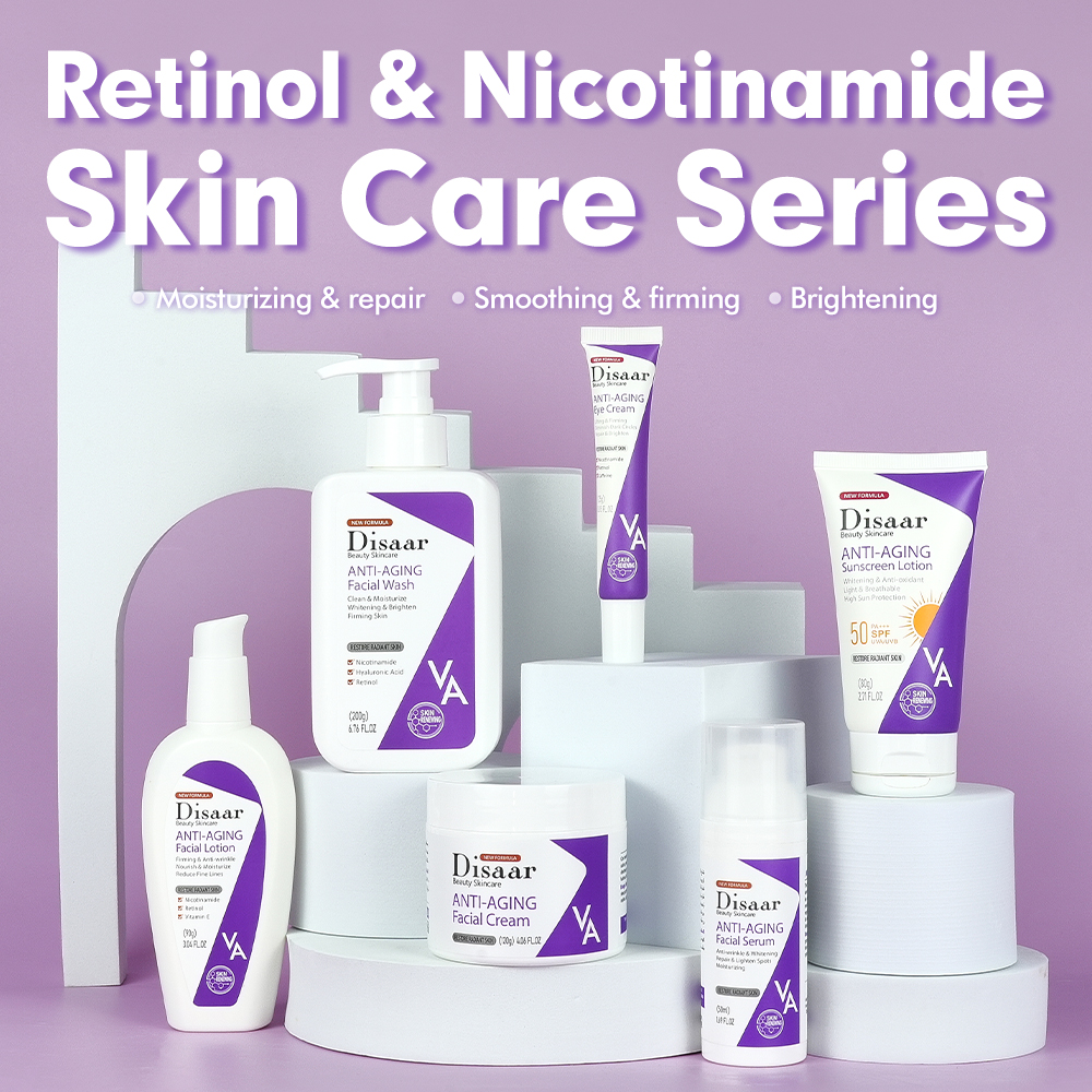 Илимий кечилет күркөмдүк үчүн алтын дуэт—Retinol & Nicotinamide Анти-эйжинг сериясы