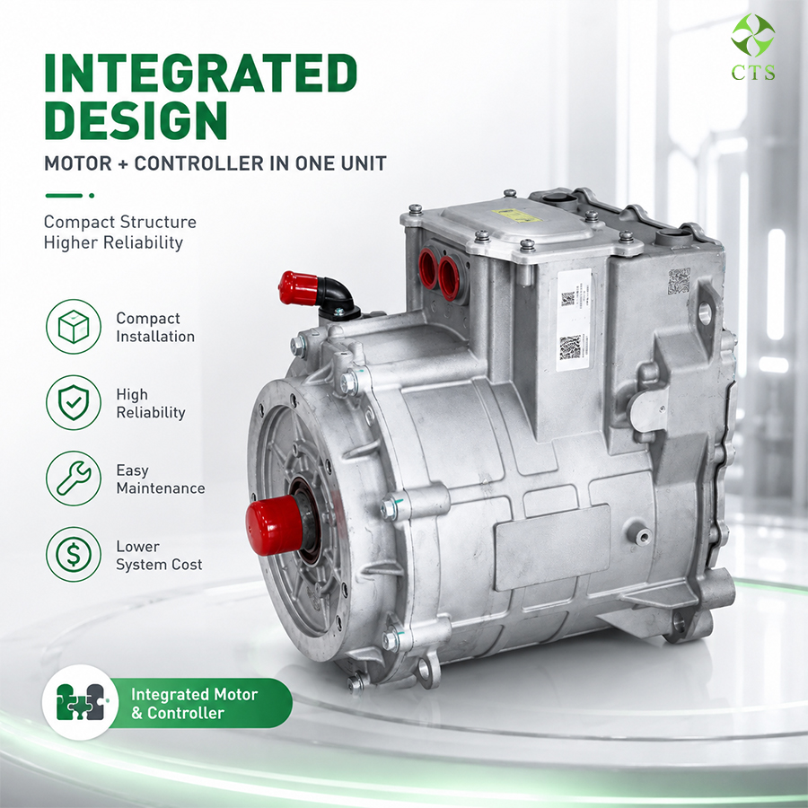 30kW/60kW 2-in-1 Integrated Electric Drive Powertrain System