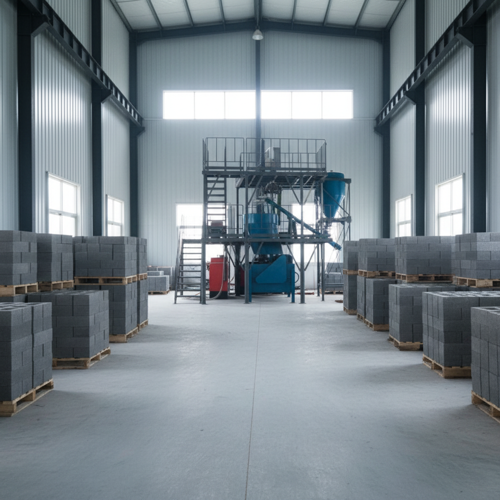 Productielijn voor schuimbeton prefabblokken en wandpanelen: alles-in-één machinesoplossing voor groene prefabbouw