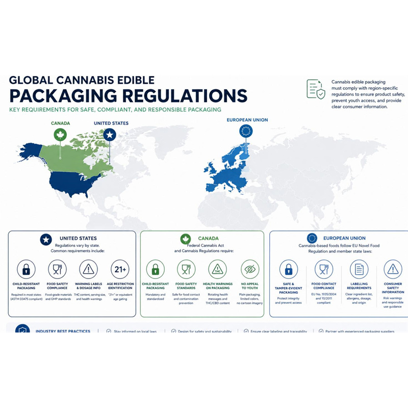 What Are the Global Rules for Marijuana Edible Packaging?