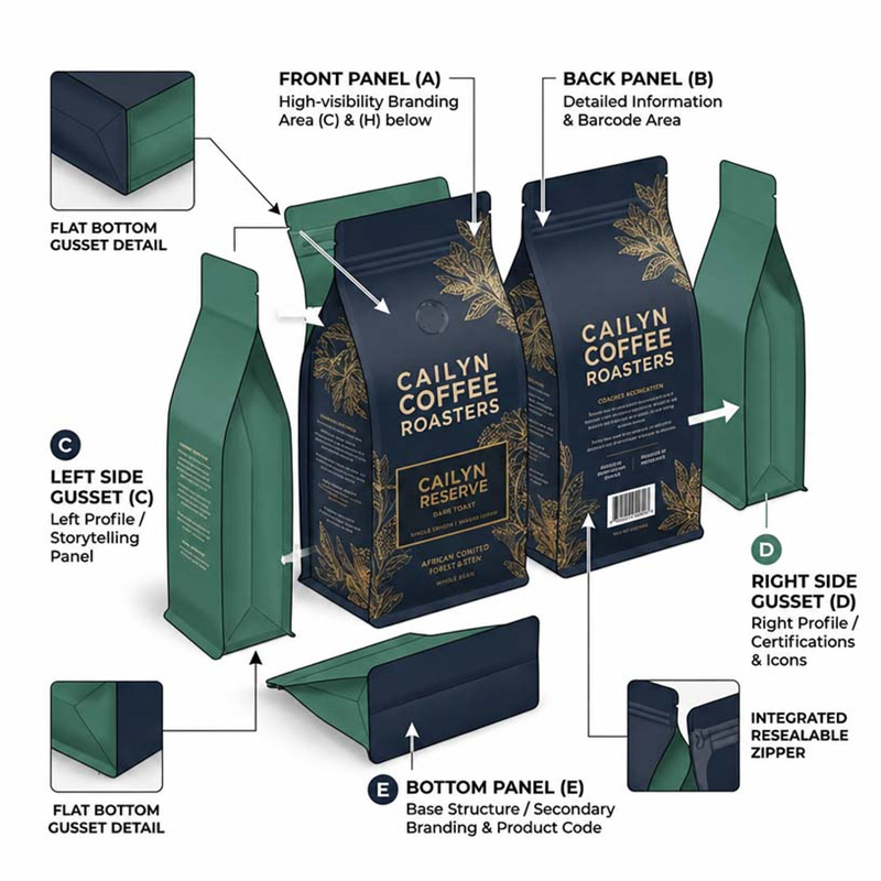 How to Design flat bottom bag to Maximize Shelf Efficiency