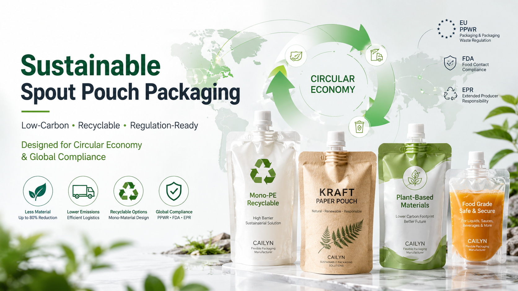 Sustainable Spout Pouch Packaging