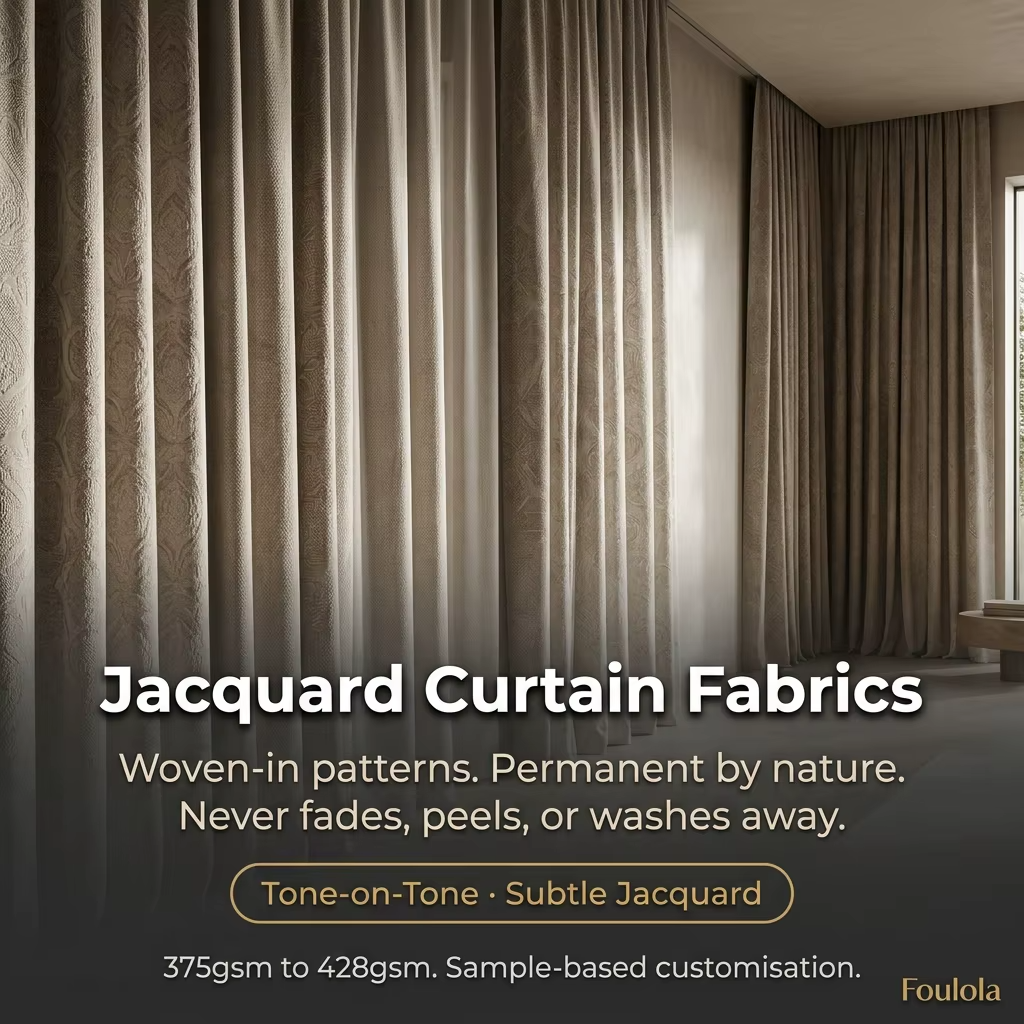 Jacquard Curtain Fabric