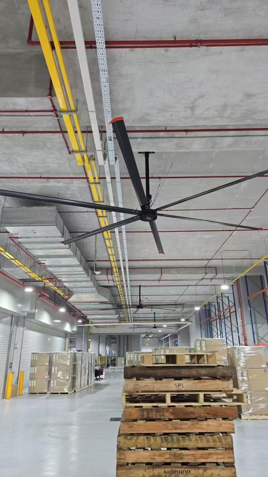 Perché i ventilatori da soffitto industriali sono essenziali per l'efficienza energetica?