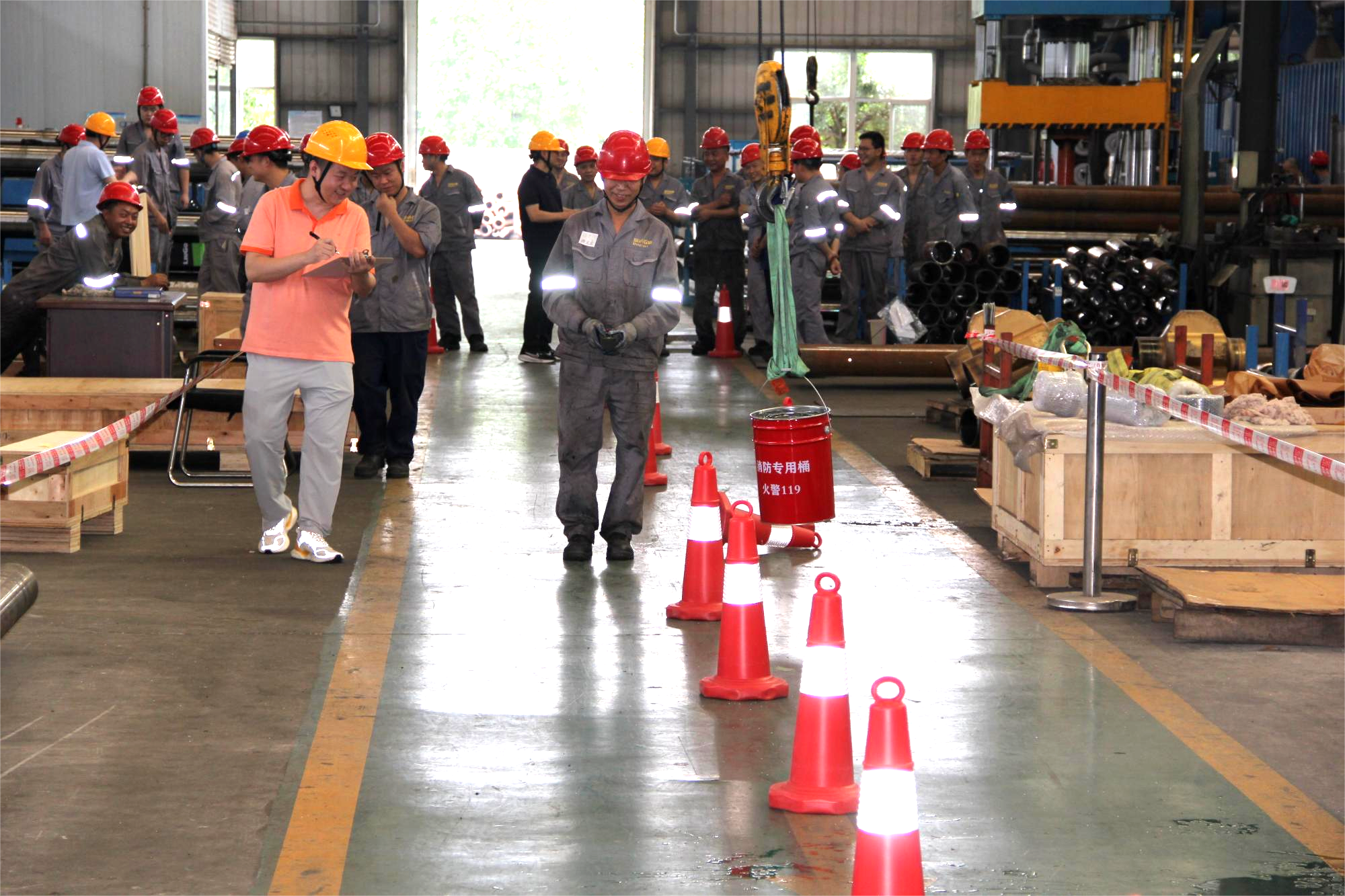 DeepFast Downhole Mud Motor Workshop Holds Crane Skills Competition