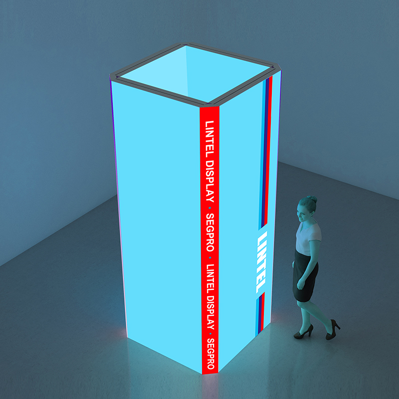 RGB na Kabitang Light Box na Torre para sa Exhibisyon