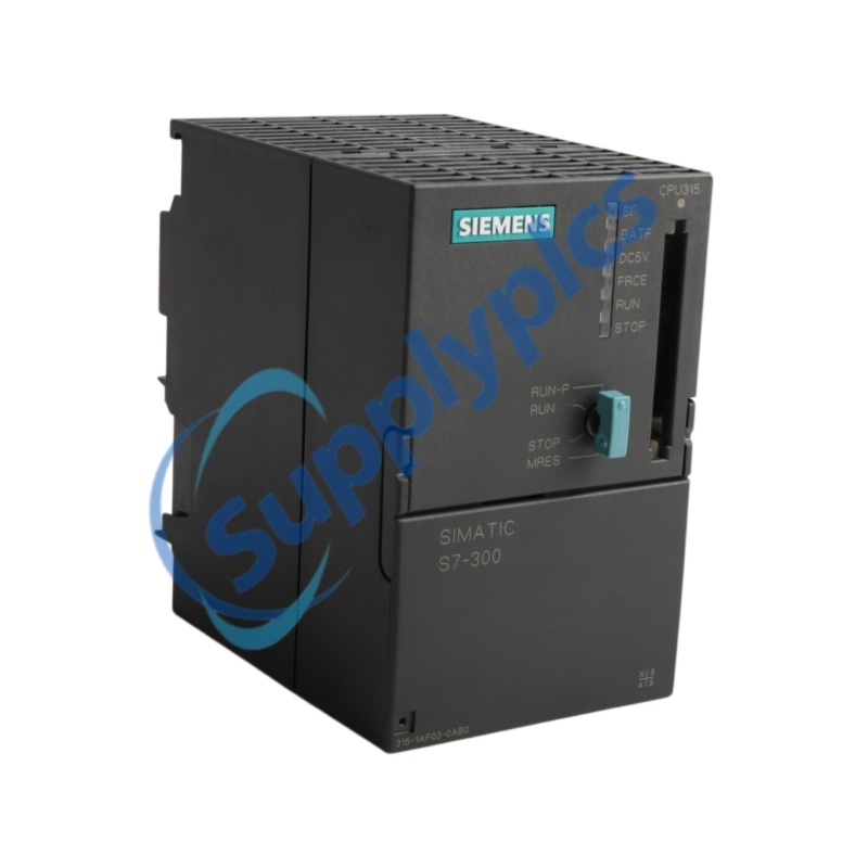 Siemens 6ES7315-2AF03-0AB0 CPU 315-2 DP CPU WITH INTEGRATED 24 V DC POWER SUPPLY In stock
