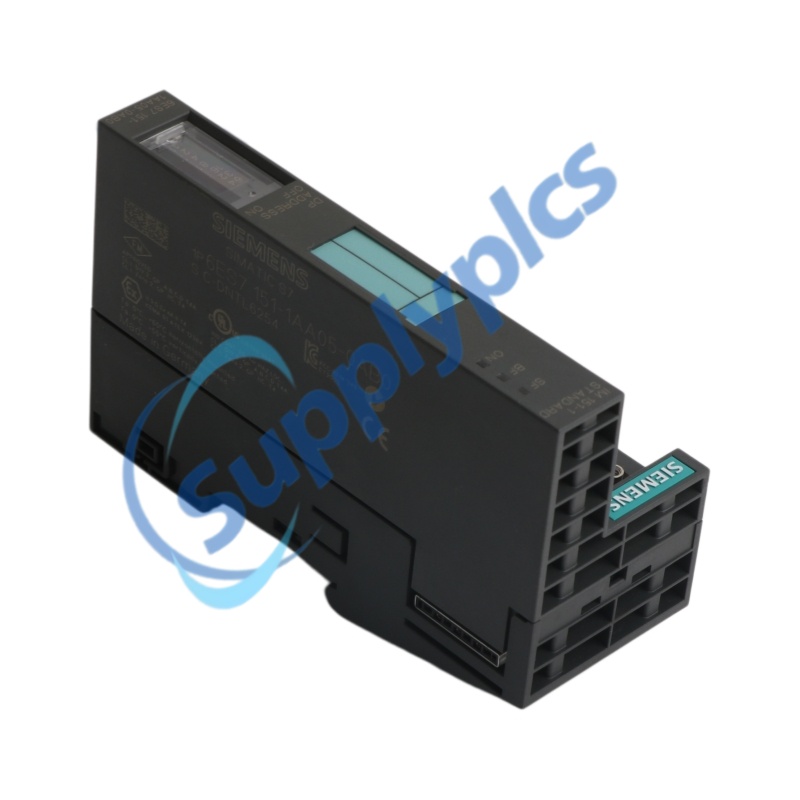 SIEMENS 6ES7151-1AA05-0AB0 INTERFACE MODULE IM151-1 STANDARD FOR ET200S Original new