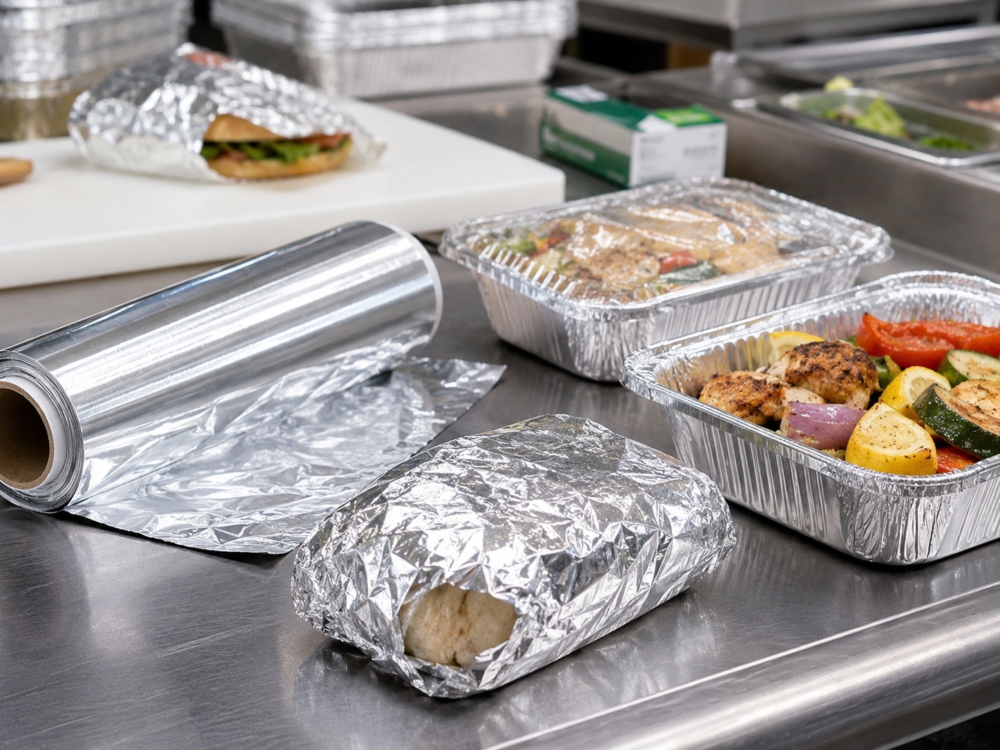 Food packaging aluminum foil