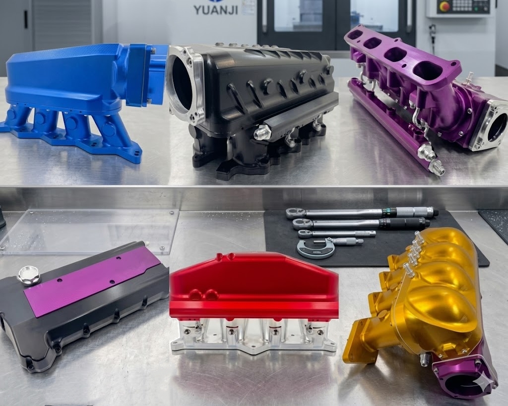 Custom CNC Machining Intake Manifold Prototyping | Dongguan Yuanji Technology