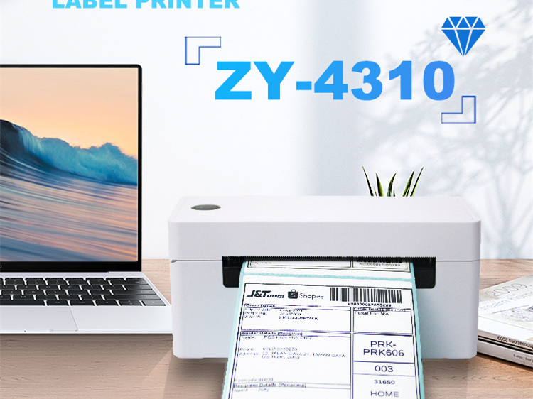 ZYWELL — термопринтер для этикеток с шириной печати 4 дюйма Zy-4310