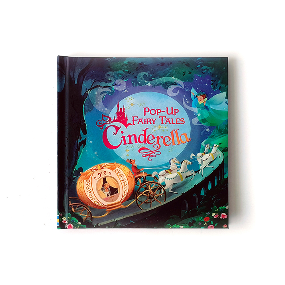 Cinderella Pop-Up Fairy Tale Book, Interactive 3D Storybook for Toddlers & Kids