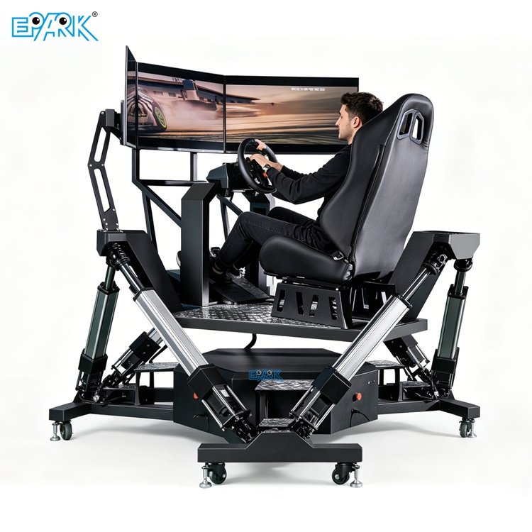 ម៉ាស៊ីនប្រកួតរបស់ EPARK ដែលដំណើរការដោយកាត ឬកាក់ មានអេក្រង់៣ផ្ទៃ
