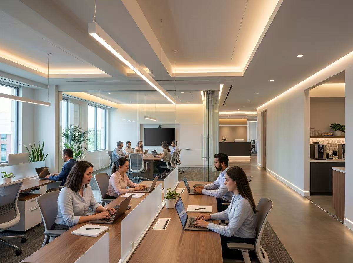 LED-striplygter til kontorapplikationer: En guide til specifikationsansvarlige og facility managers