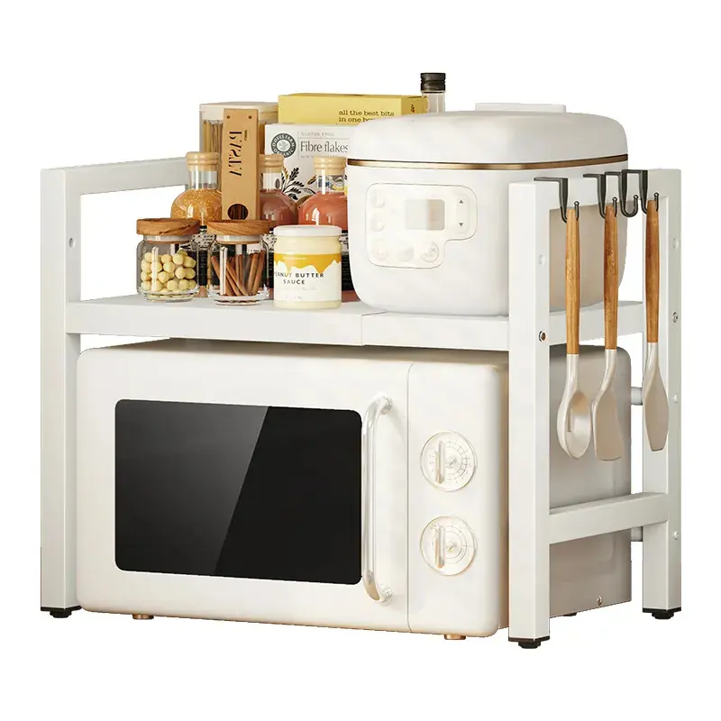Multi-Layer Microwave Rack for Kitchen Cabinet & Countertop Storage Organization