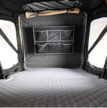 Four-Season 4X4 Roof Top Tent Aluminum Hard Shell Camping Tent details