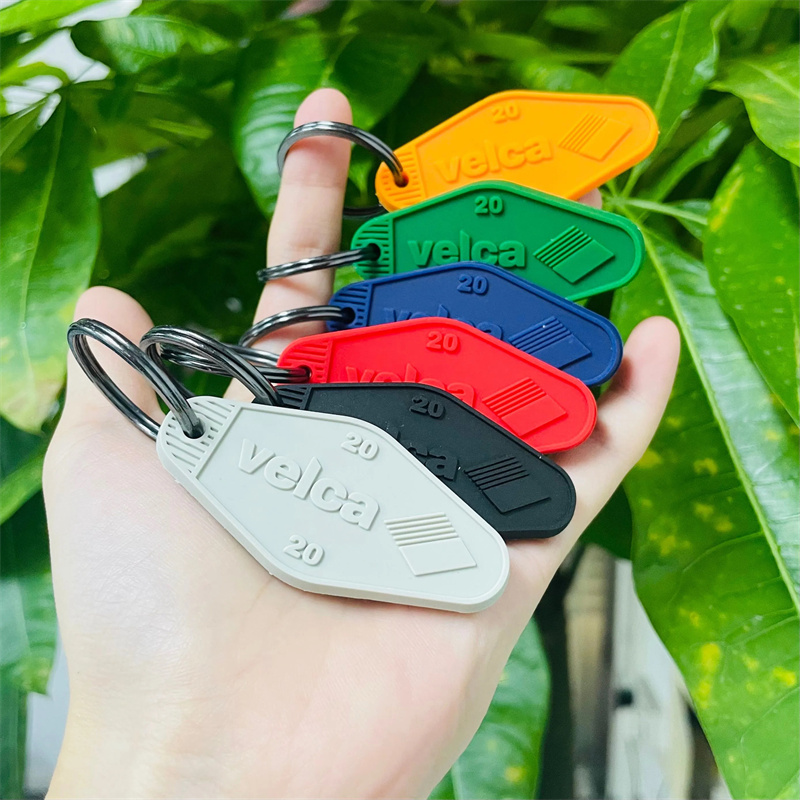 Soft PVC Rubber Keychains for Brand Merchandise 