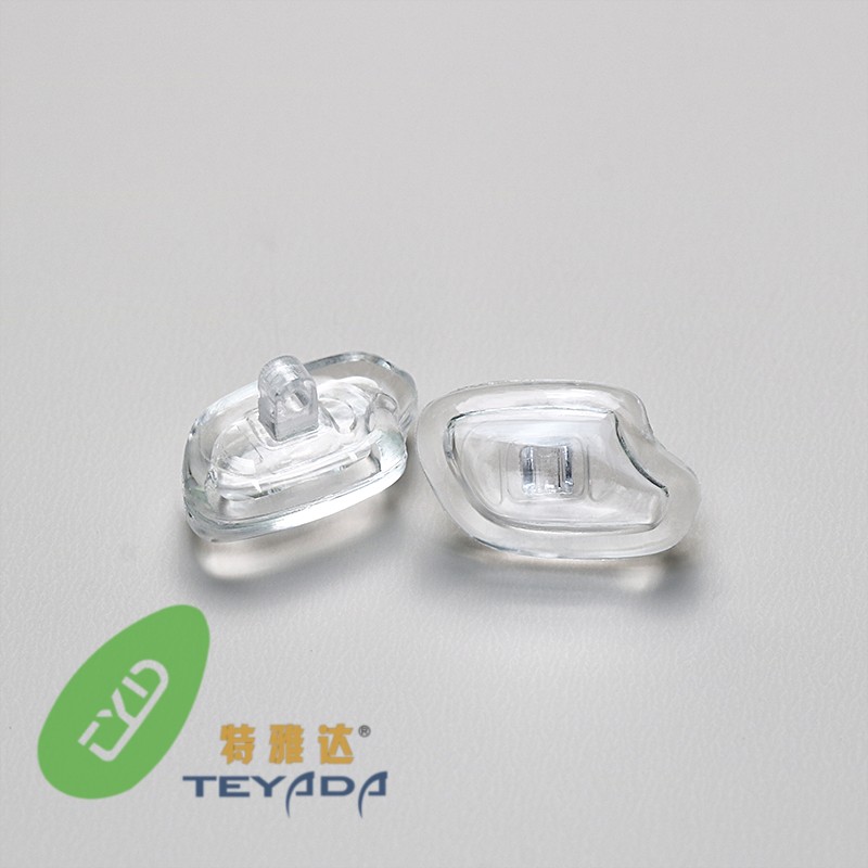Q-03 Air-Vacuum Rectangle 11.4mm Screw/Clip-ON Nose Pad