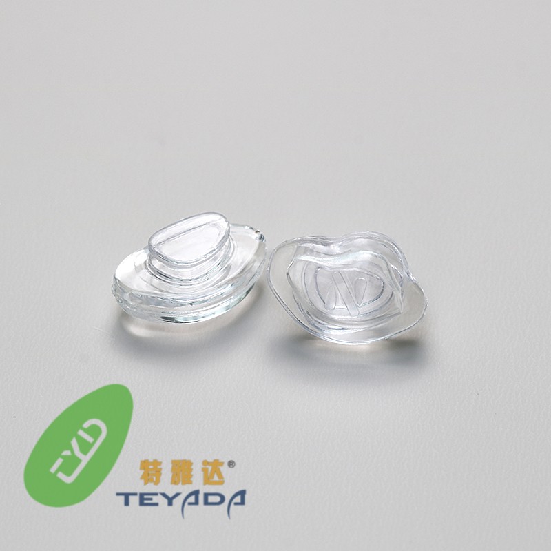 Q-09 Air-Vacuum D-Shape 11.8mm Button-UP Nose Pad