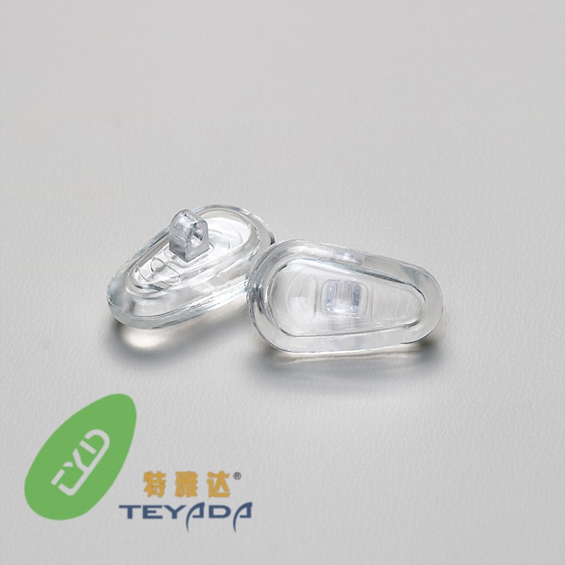 Q-05 Air-Vacuum Tear Drop 12.7mm Screw/Clip-ON Nose Pad