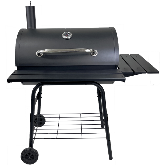 T013 מ grill פחמתי גדול עם שולחן צד
