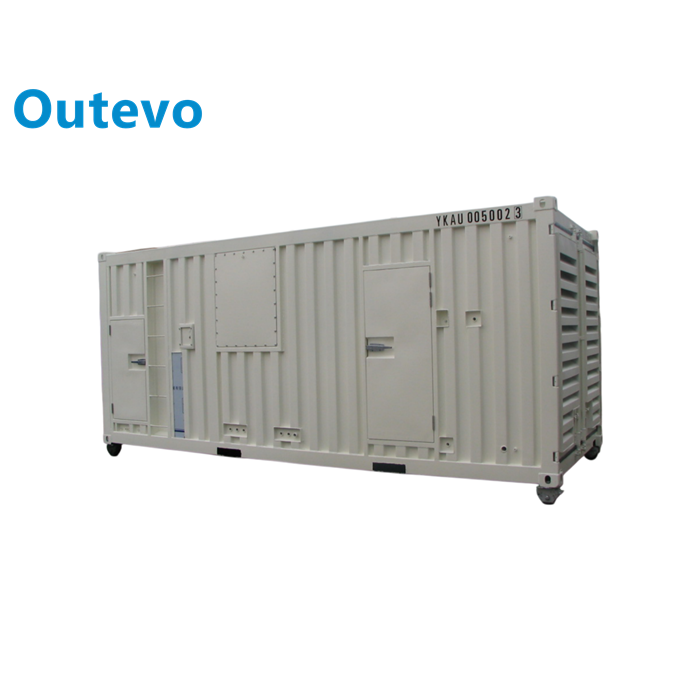 1100kW Containerized Diesel Generator Set Heavy Duty Integrated Mobile Power Station for Industrial Project Emergency