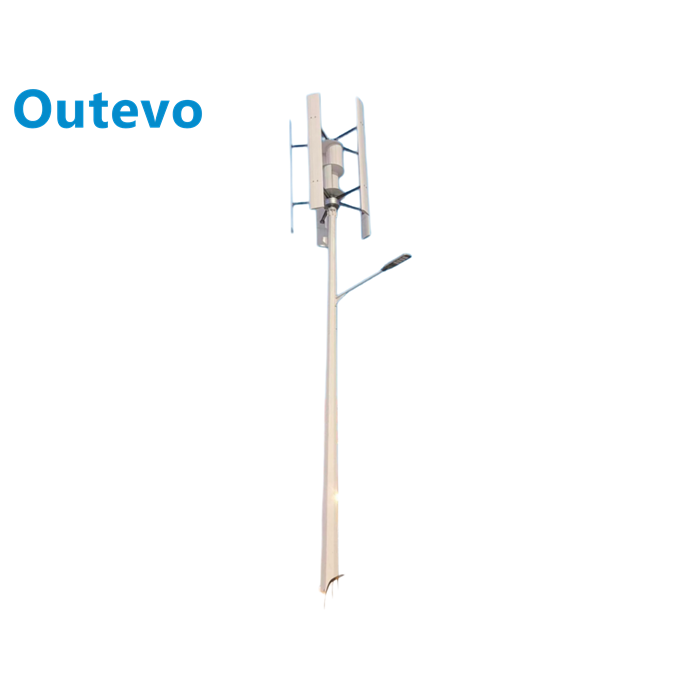 300W All-in-One Wind Solar Hybrid Street Light Outdoor Energy Saving Road Lamp for Garden Park Road