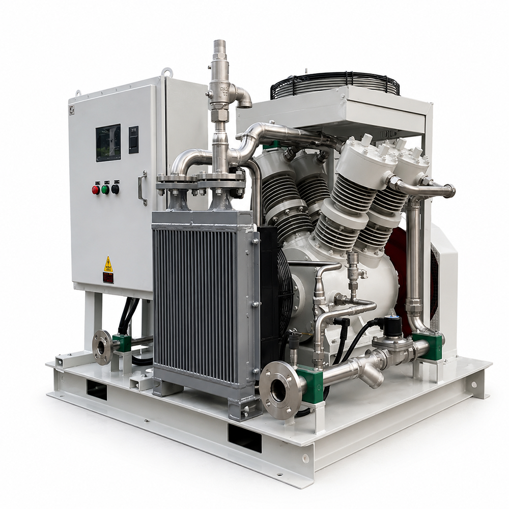 Oil-Free Helium Compressor