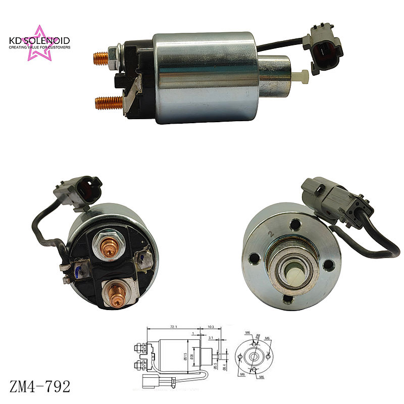 interruptor Solenoide Automotivo 4-792, Solenoide de Partida Premium para Carros e Caminhões