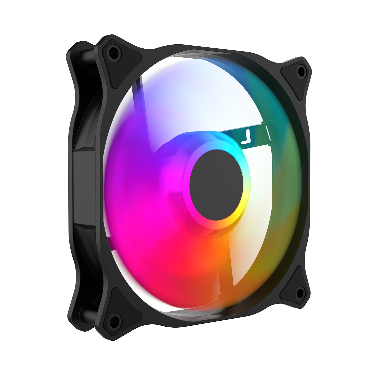 PF120J 120mm ARGB PWM PC Case Fan, Ultra-Silent Hydraulic Cooling Fan