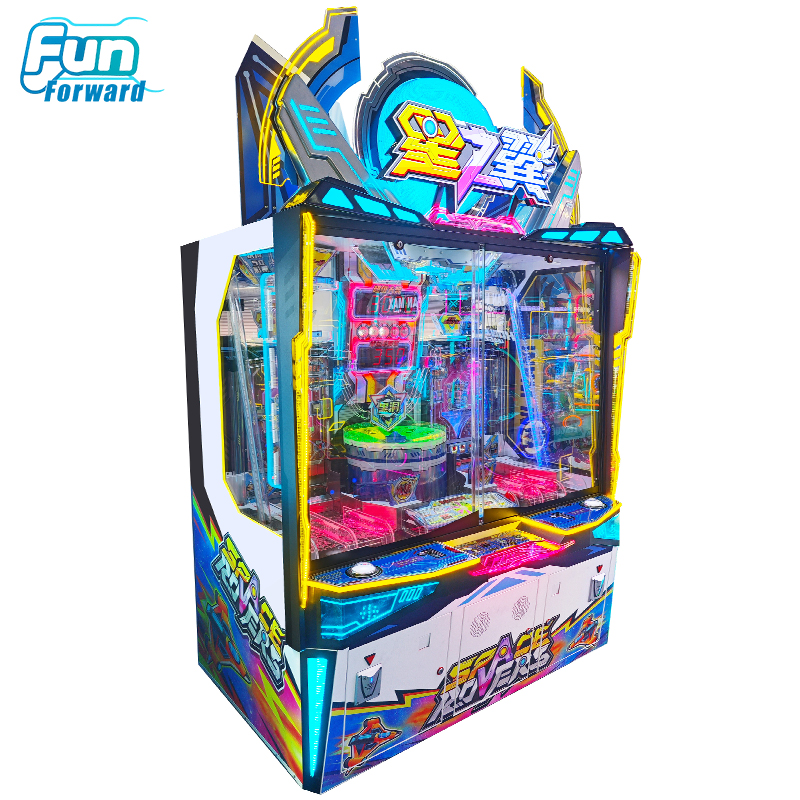 Mesin Arcade Penggeser Beroperasi dengan Koin untuk Mal