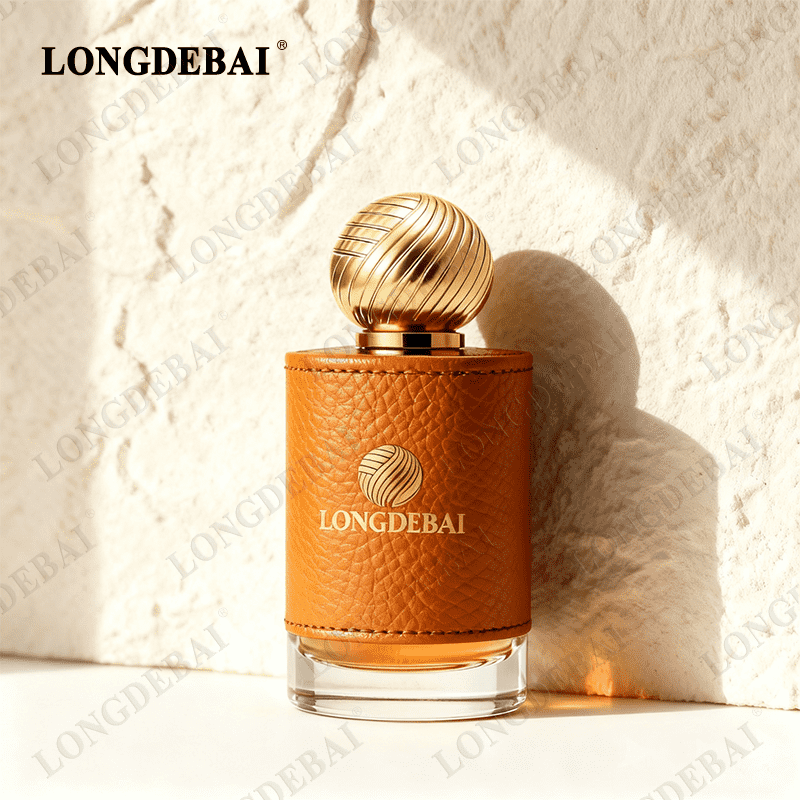 Bottli vojta tal-perfum ta' 50ml b'ġilda, għall-ingross, b'kappelli ta' lega ta' żink dwarj