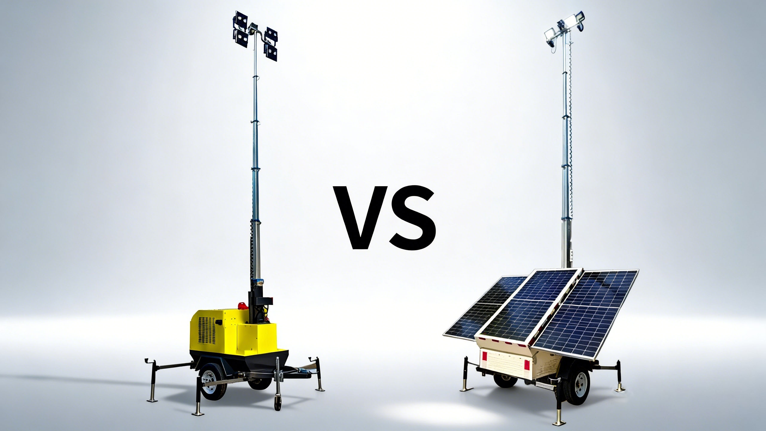 Diesel vs Solar Light Towers: Which One Is Right for Your Project?
