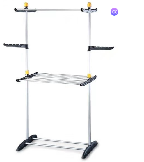 Grand séchoir à linge extensible et réglable