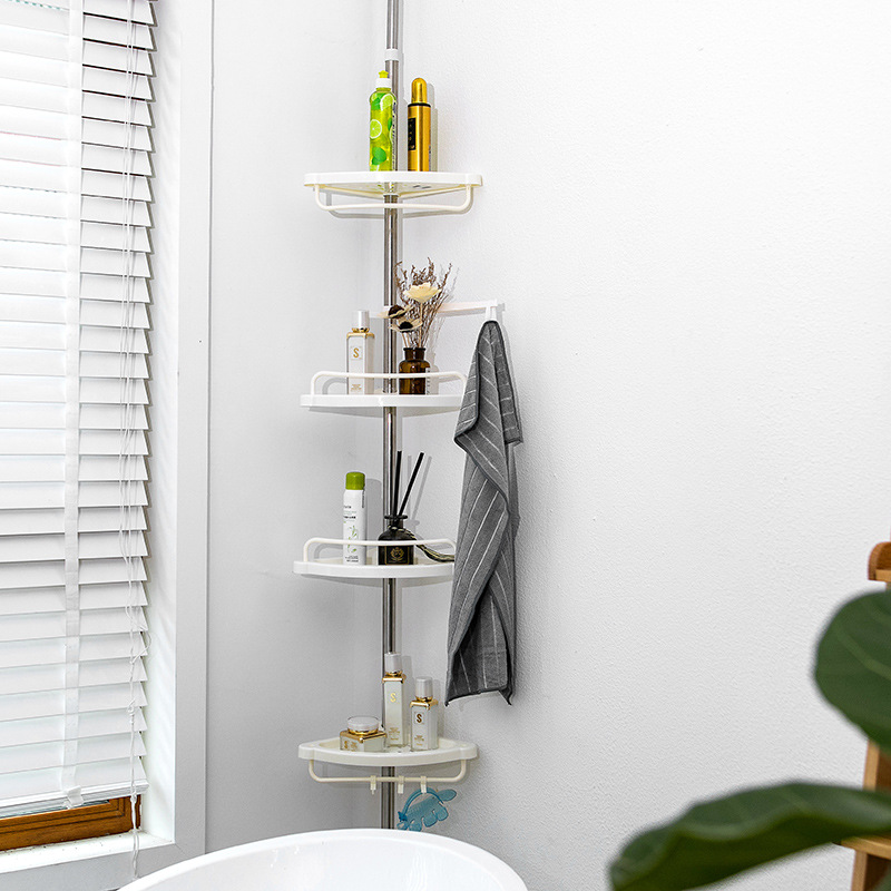 étagère d'angle de douche murale en métal de 2,6 m