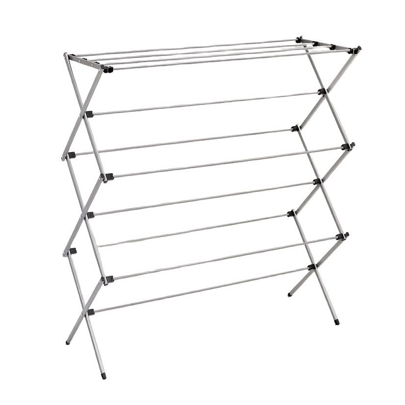 Étendoir à linge pliable à plusieurs niveaux, gain de place, sur pied, pour le séchage des vêtements