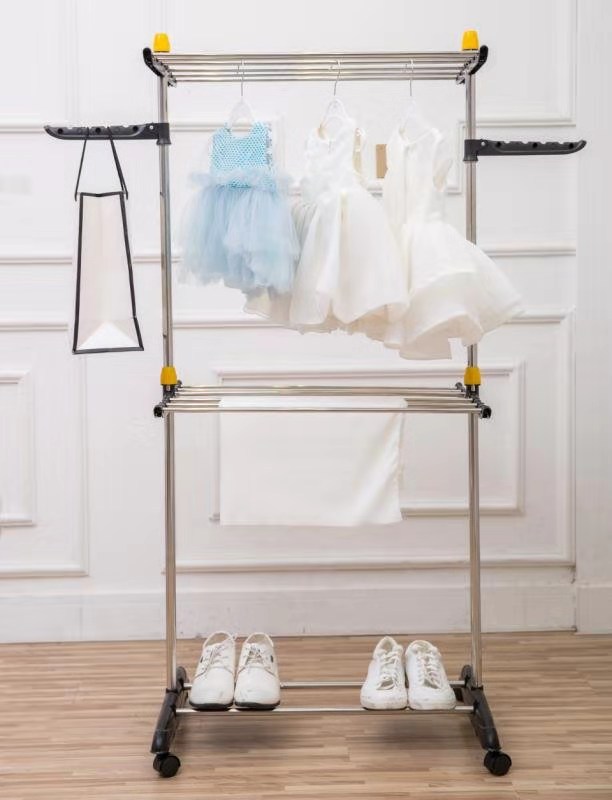 Grand séchoir à linge extensible et réglable