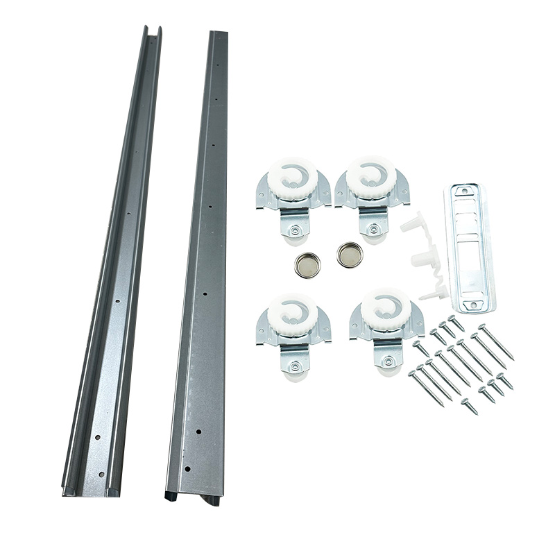 Wejoy Aluminum Alloy Sliding Rail Slide for Barn Door Furniture Hardware 1.2m 1.5m 1.8m 2.4m Track Sliding Door Rail Barn Door Hardware Kit