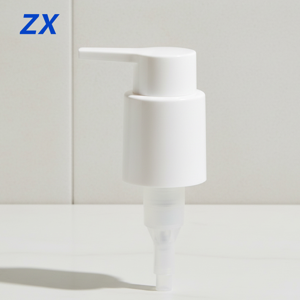 24/410 プラスチック製ノンスパイル左右ロック式PPディスペンサー・コスメ用24mmローションポンプ（ローション、香水、液体ボトル用）