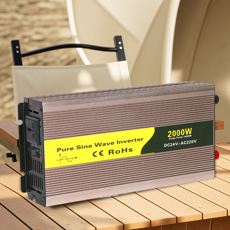 PURE SINE WAVE INVERTER CVP SERIES Support 8 types sockets Durable aluminum alloy housing Suitable for residential and commercial applications