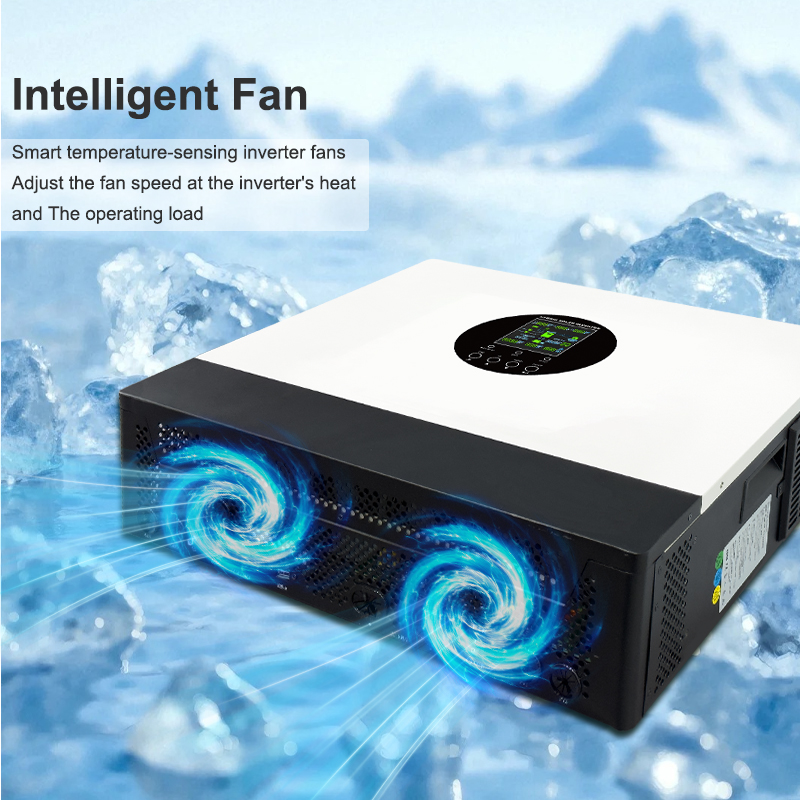 HYBRID SOLAR INVERTER 8KW/10KW/12KW Dual MPP trackers MPPT Voltage Range 60V-480V Communication WiFi/4G suitable foe household and commercial usage