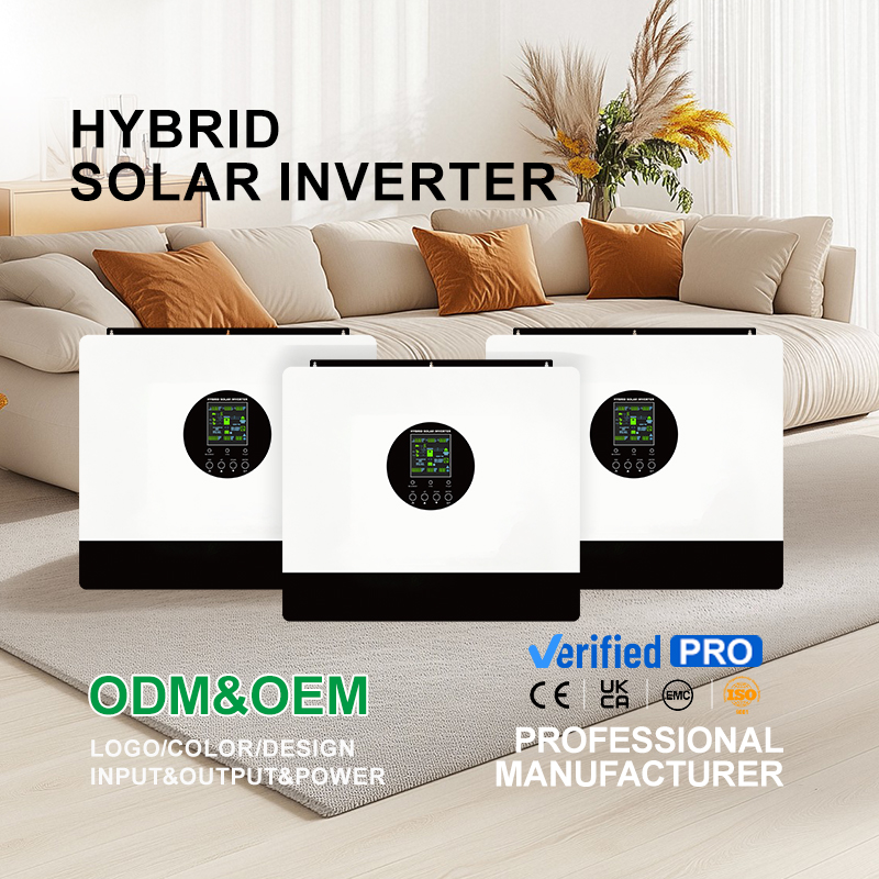HYBRID SOLAR INVERTER 8KW/10KW/12KW Dual MPP trackers MPPT Voltage Range 60V-480V Communication WiFi/4G suitable foe household and commercial usage
