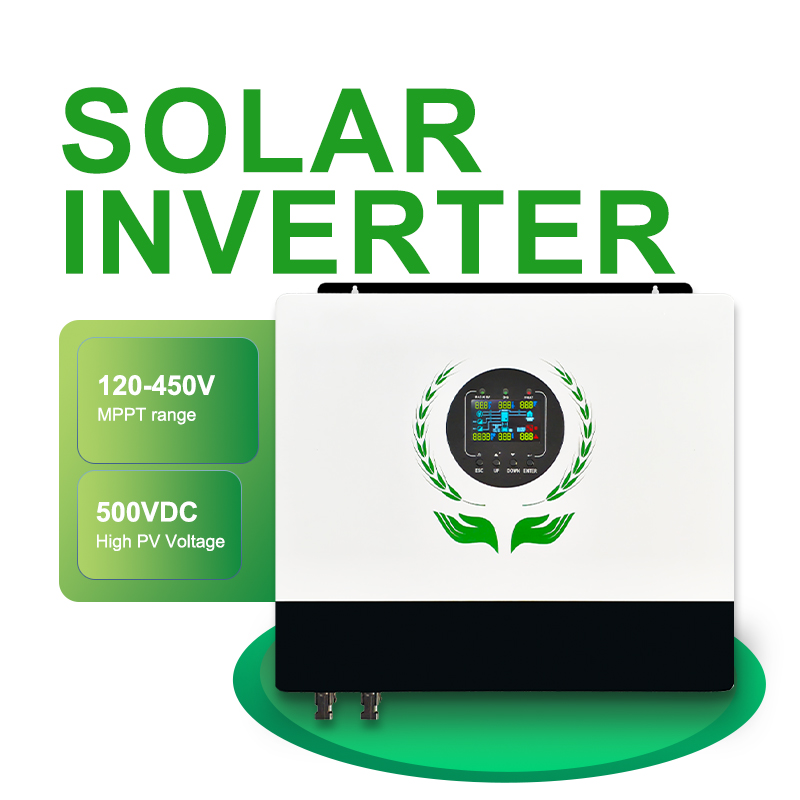 OFF GRID SOLAR INVERTER 6KW Dual MPPT inputs Maximum PV input voltage 500VDC Dustproof air intake cover Plug-and-play PV interface For home and commercial usage