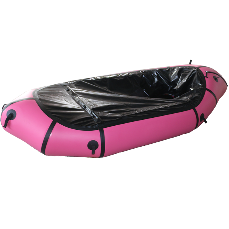 HIGHER Packraft għall-biżżejjed b’solo persuna TPU — Kustruzzjoni mwelda b’frekwenza għolja bil-baġħa Ġermaniża TIZIP®