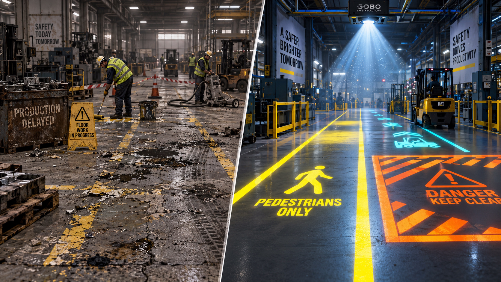 Performance of LED Projection Lights in Industrial Settings