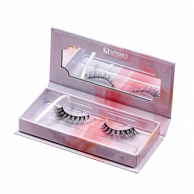 Wholesale na Pabrika ng SJ LASHES: Luho ang Magnetic Eyelash Gift Box para sa Isang Pares Lamang, may Built-in na Salamin | Custom Logo, Private Label, Premium na Portable Lash Case, OEM/ODM