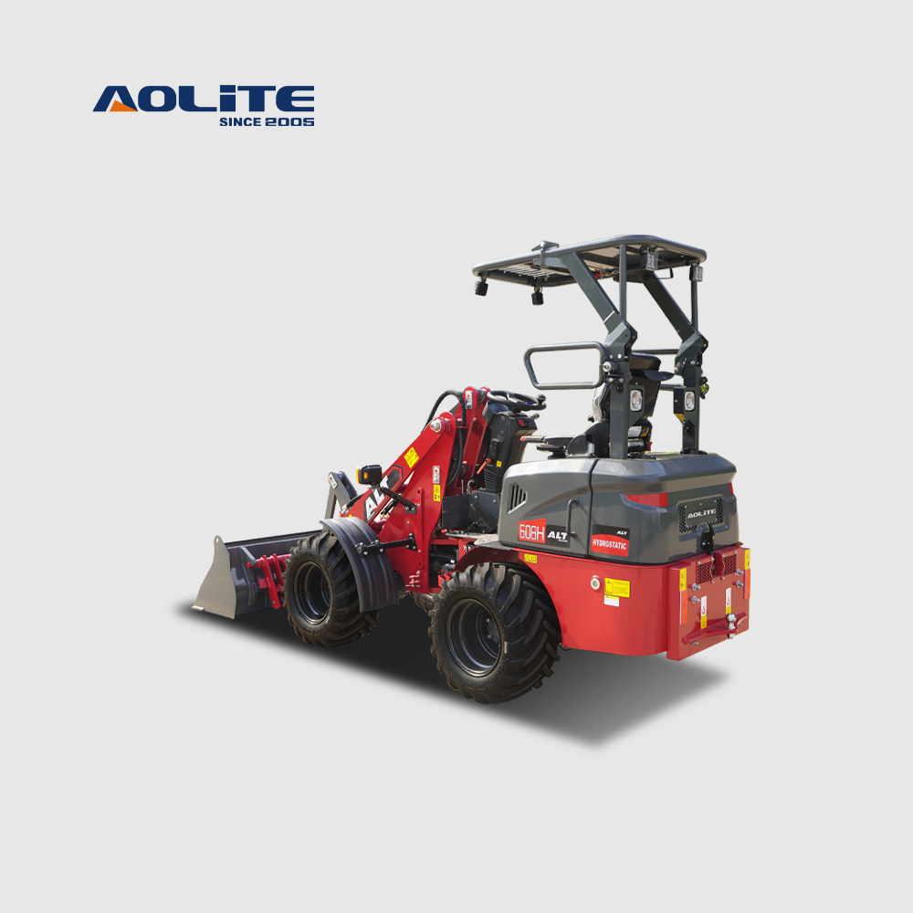 AOLITE 608H canopy CE certified factory supplier diesel front end mini wheel loader