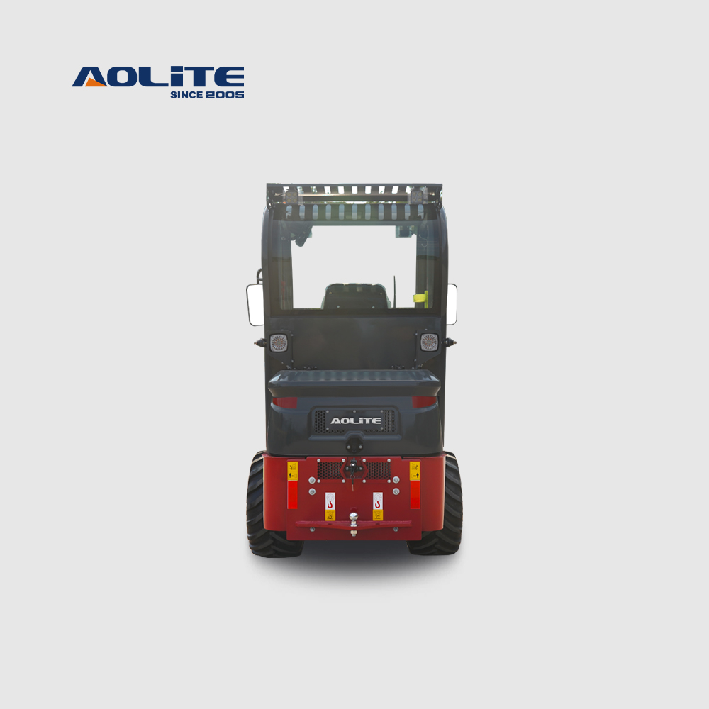 AOLITE 608H closed cabin CE certified wheel loader front end 4wd diesel mini wheel loader